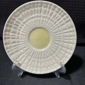 $5 CLEARANCE!!!  Belleek Cream Textured Saucer
